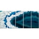 Tableau sur toile imprimée Design Art Geode Bleu Brazilien abstrait – image 2 sur 2