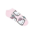 thumbnail image 3 of Hello Kitty Women's No-Show Socks, 3-Pack, Size 4-10, 3 of 5