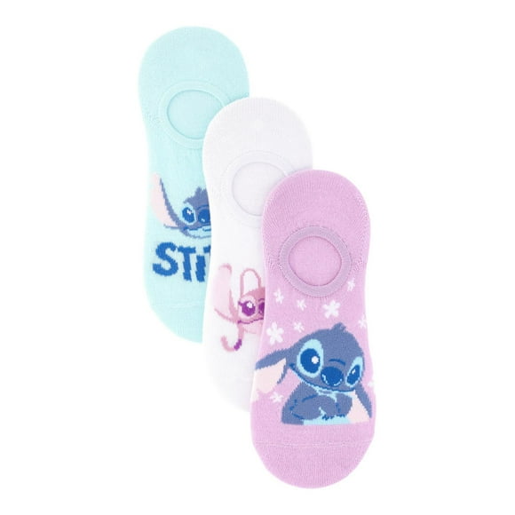 Stitch Women's Scoop Liner Socks, 3-Pack, Size 4-10, Lightweight Women's Liner Socks
