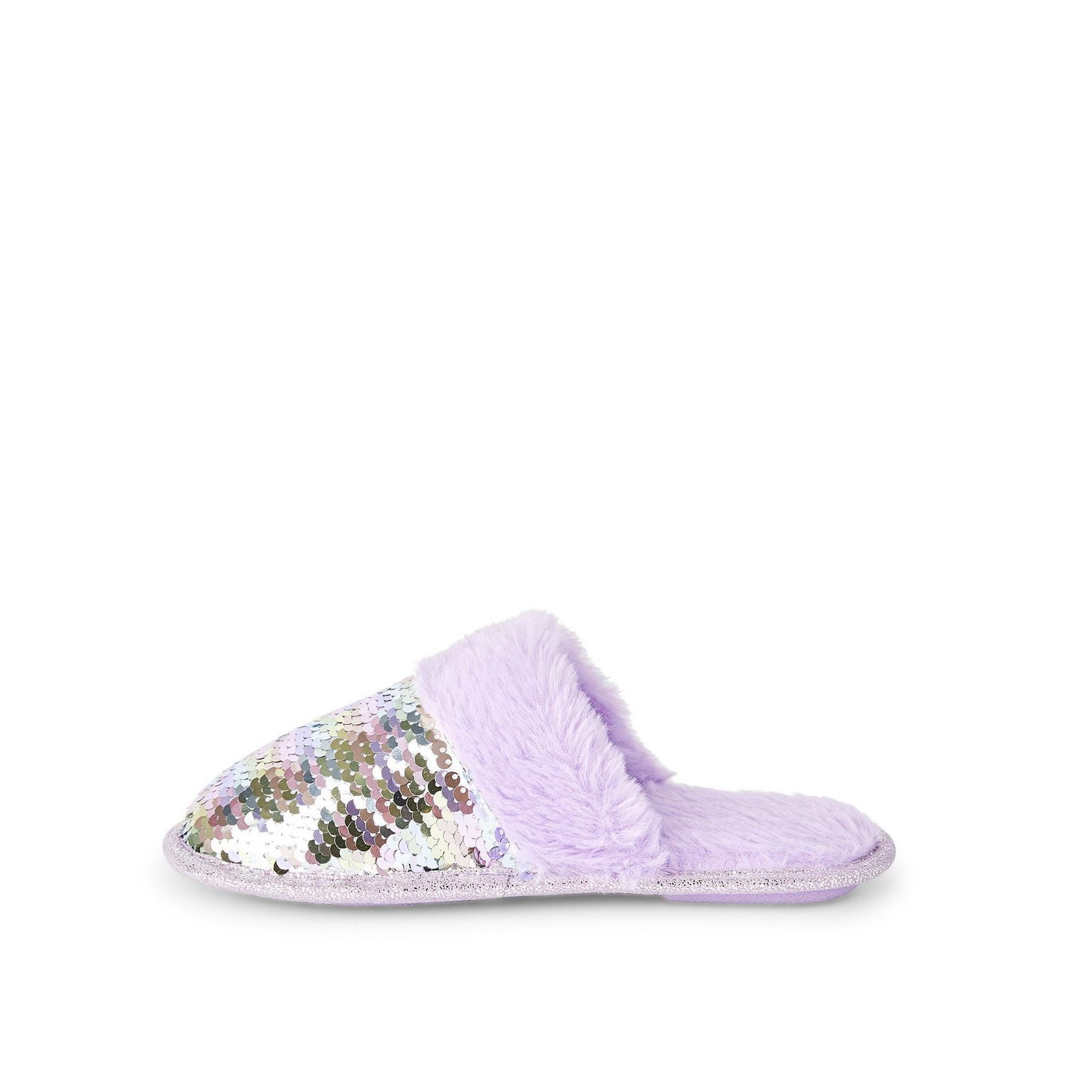 George Girls Flip Sequin Slippers Walmart