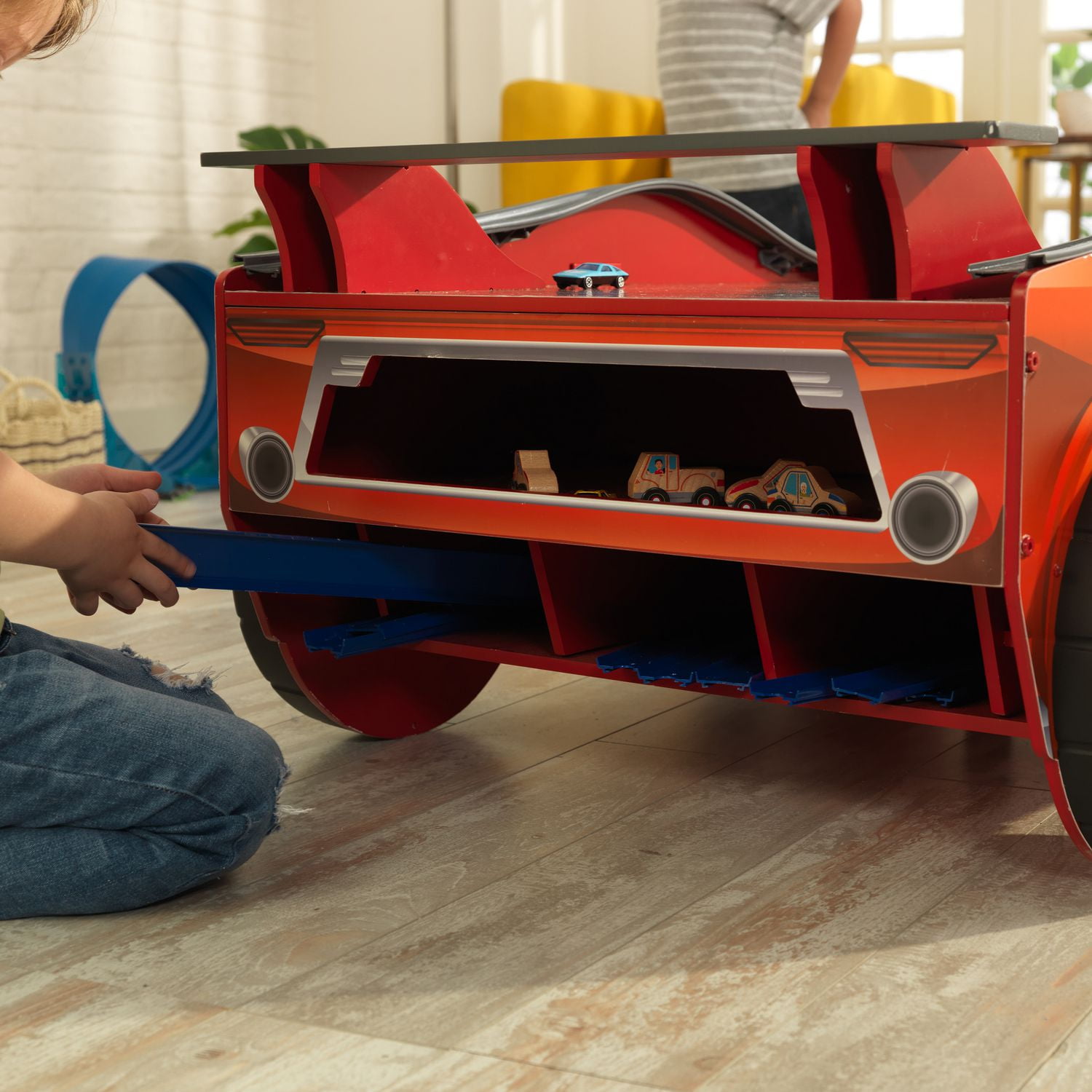 Kidkraft speedway play store n store activity table