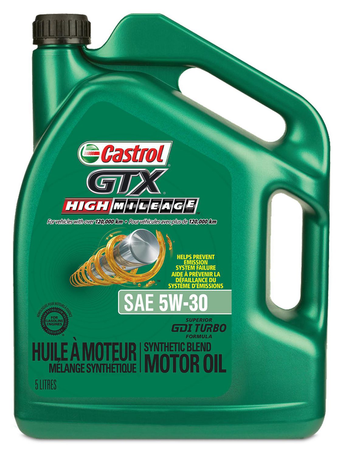 Castrol GTX – High Mileage 5W30 5L | Walmart Canada