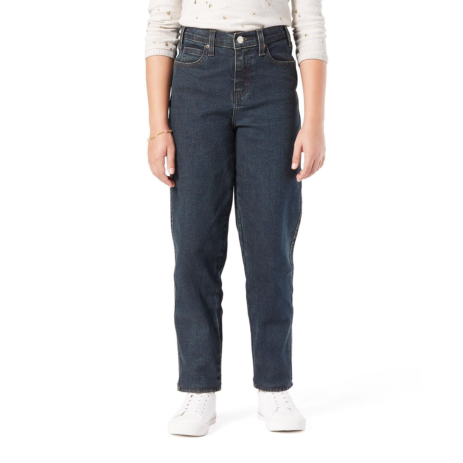 Signature by Levi Strauss Co. Girls Heritage Mom Jeans