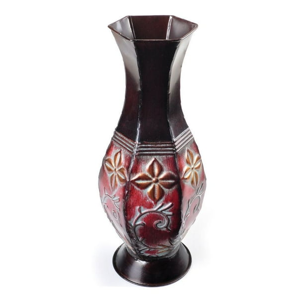 Vase décoratif en métal