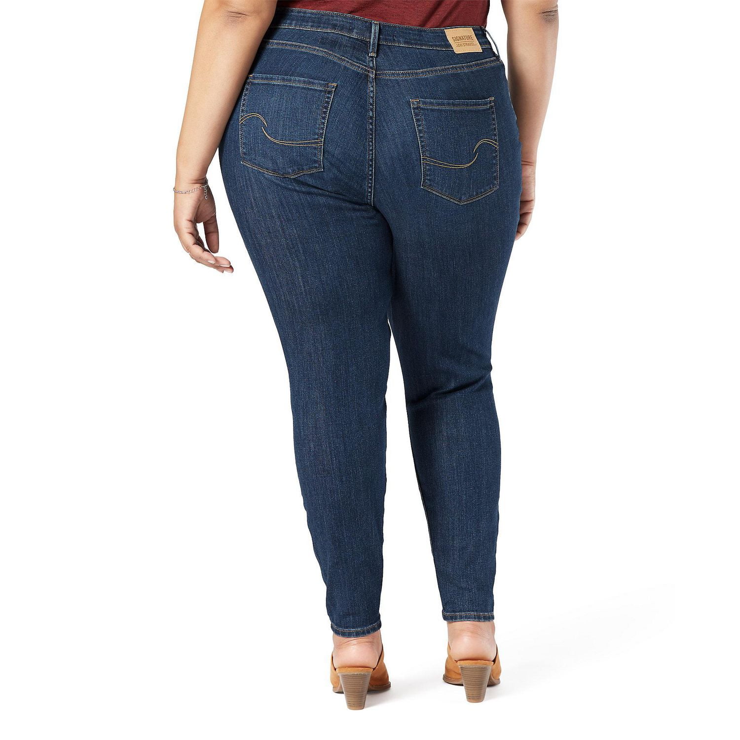 Levis high waisted jeans plus size on sale