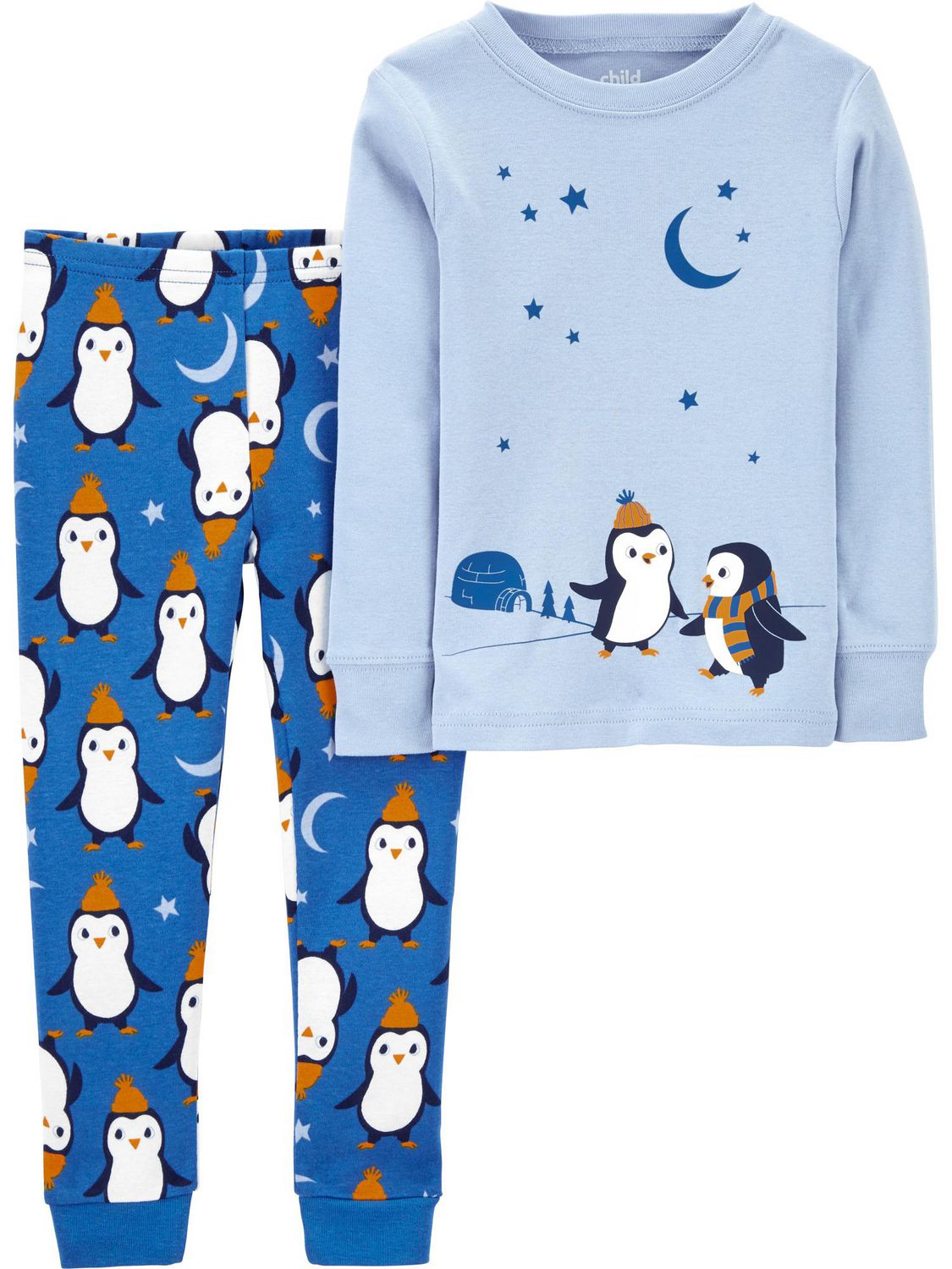 Lot de 4 Essentials Pyjama ajusté en Coton Garçon