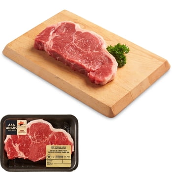 Bifteck de contre-filet Mon marché fraîcheur, 1 bifteck, Bœuf Angus AAA, 0.20 - 0.50 KG