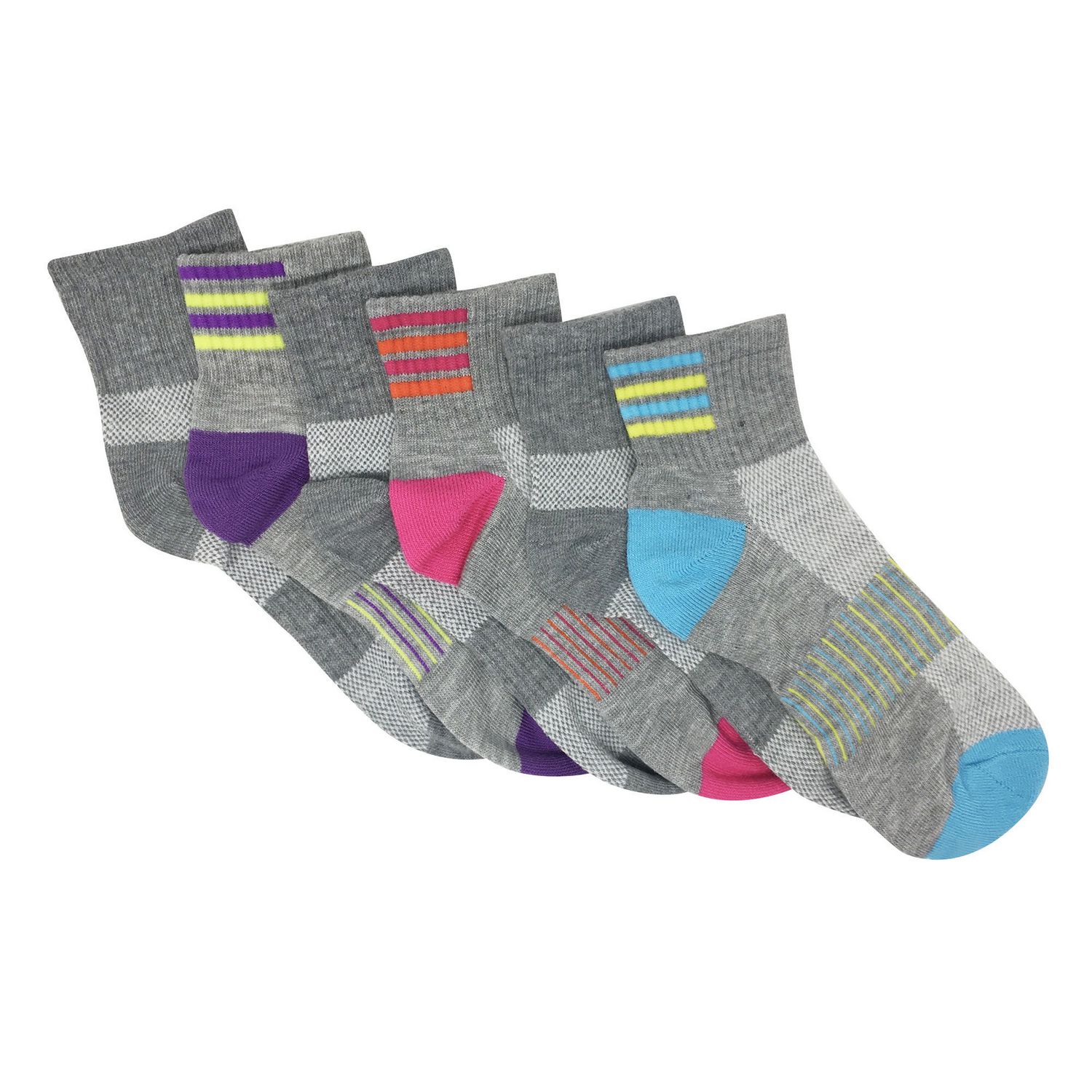 Danskin Now Women's Ultra Light Ankle Socks 6pk | Walmart Canada