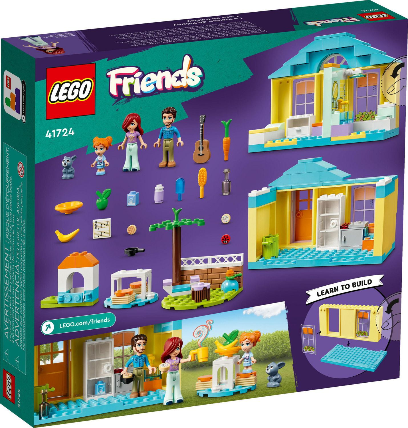 LEGO Friends Paisley s House 41724 Doll House Toy for Girls and Boys 4 Plus Years Old Playset with Accessories Birthday Gift Walmart