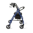 thumbnail image 3 of Medline Basic Steel Rollator with 6" Wheels, Blue, 3 of 3