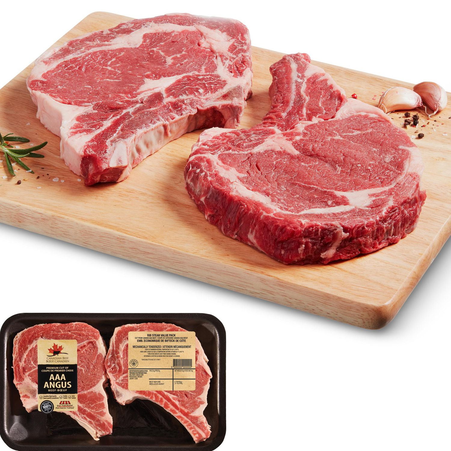AAA Angus Beef Rib Steak Value Pack, Your Fresh Market 