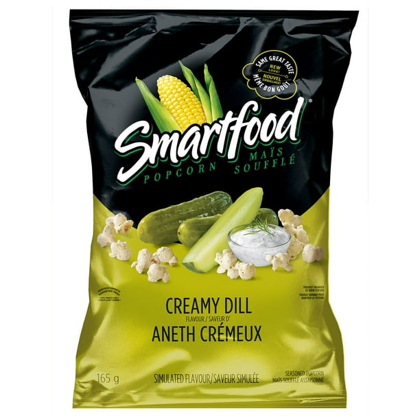 Maïs soufflé à saveur d'aneth crémeux Prêt à manger de Smartfood