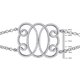 Miadora Bracelet à maillons avec zircons cubiques 3.13 ct TGW en argent sterling, 7 pouces en longueur – image 3 sur 5