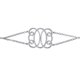 Miadora Bracelet à maillons avec zircons cubiques 3.13 ct TGW en argent sterling, 7 pouces en longueur – image 4 sur 5