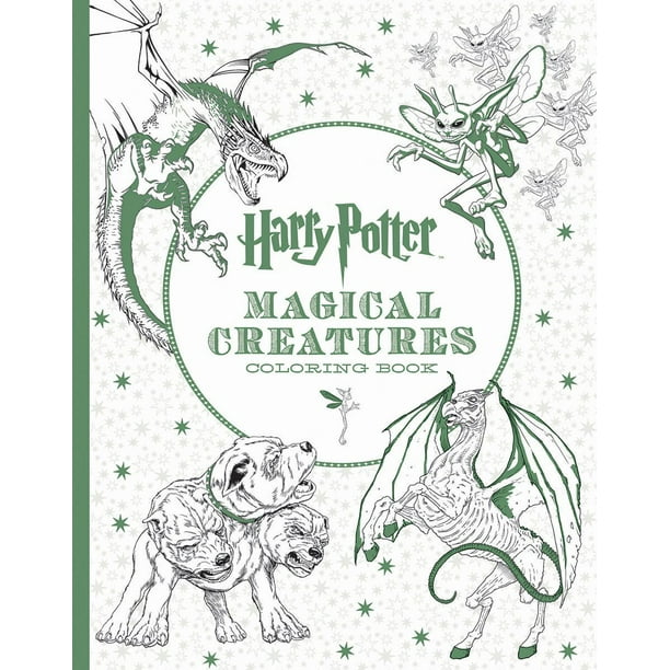 Harry Potter Official Magical Creatures Colouring Book
