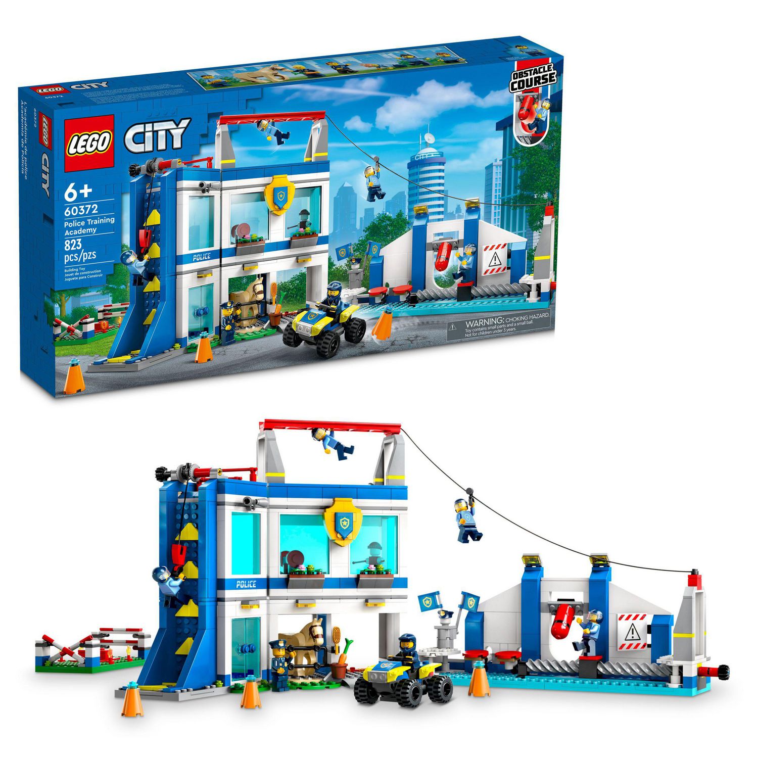 LEGO City Police L'académie de police 60372 Ensemble de construction (823  pièces) 