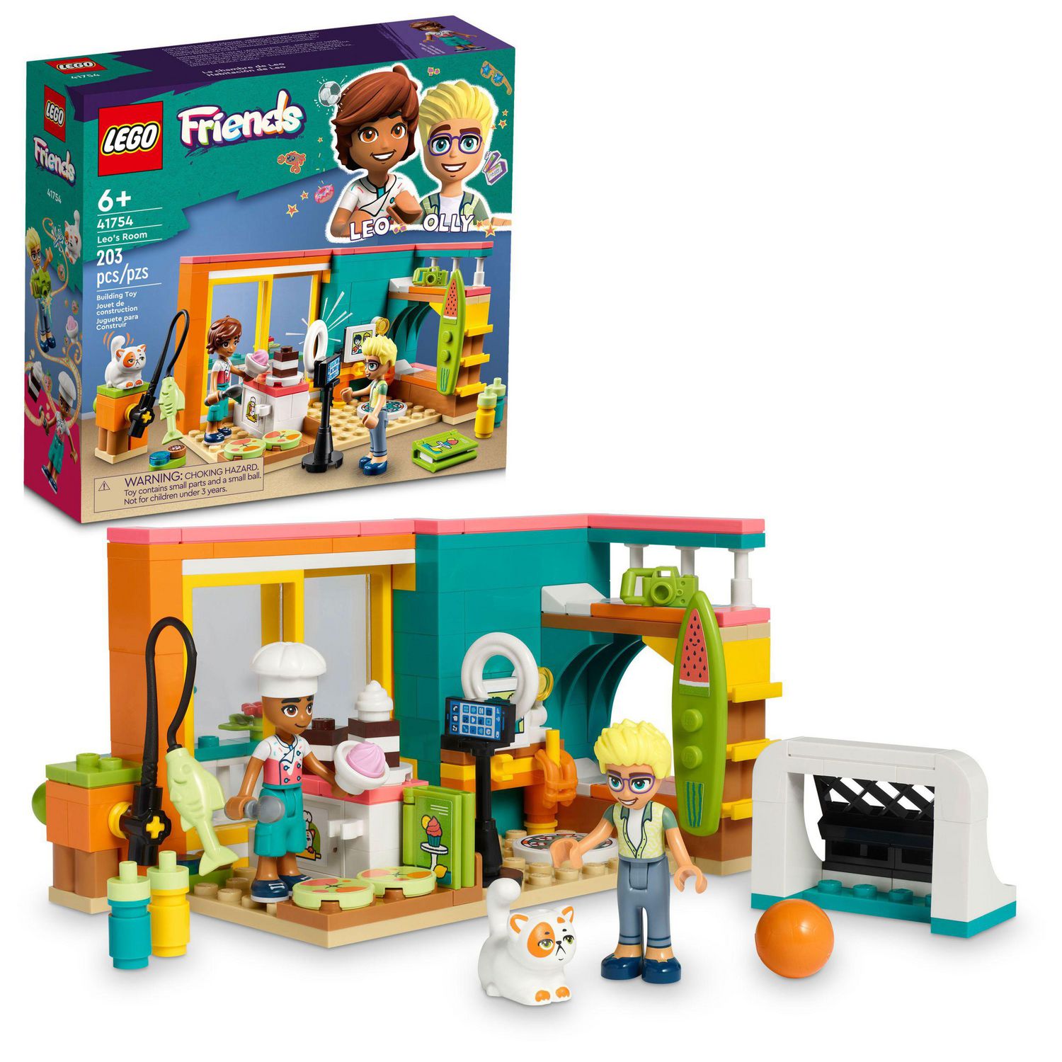 LEGO Friends Leo's Room 41754 Baking Themed Toy for Build and Play