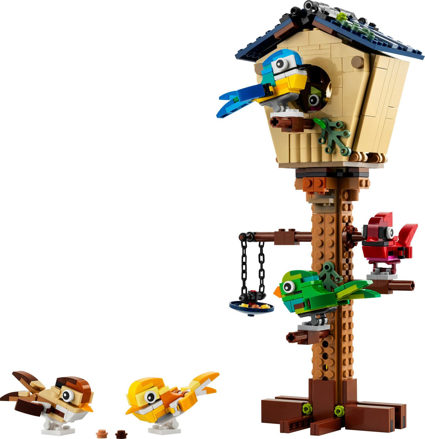 Le jeu de construction cabane à oiseaux - HOPTOYS