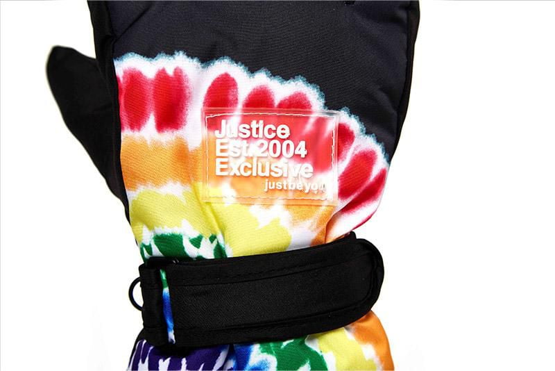 Gants de ski imprimés Tie Dye de marque Justice™