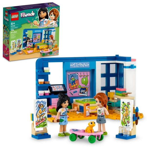 LEGO Friends La chambre de Liann 41739 Ensemble de construction (204 pièces) Comprend 204 pièces, 6+ ans