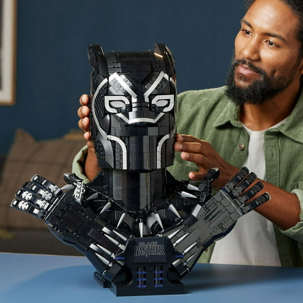 LEGO Marvel Black Panther, King T'Challa Model Building Kit, 76215  Collectible Wakanda Forever Memorabilia, Super Hero Set for Adults and  Teens