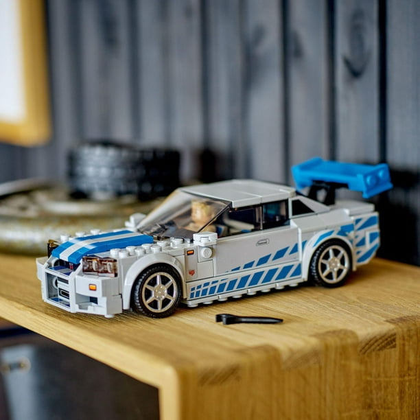 LEGO Speed Champions Nissan Skyline GT-R (R34) 2 Fast 2 Furious 76917  Ensemble de construction (319 pièces) Comprend 319 pièces, 9+ ans 