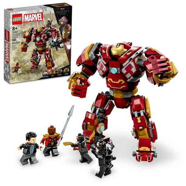 LEGO Super Heroes Le Hulkbuster : La bataille de Wakanda 76247 Ensemble de construction (385 pièces) Comprend 385 pièces, 8+ ans
