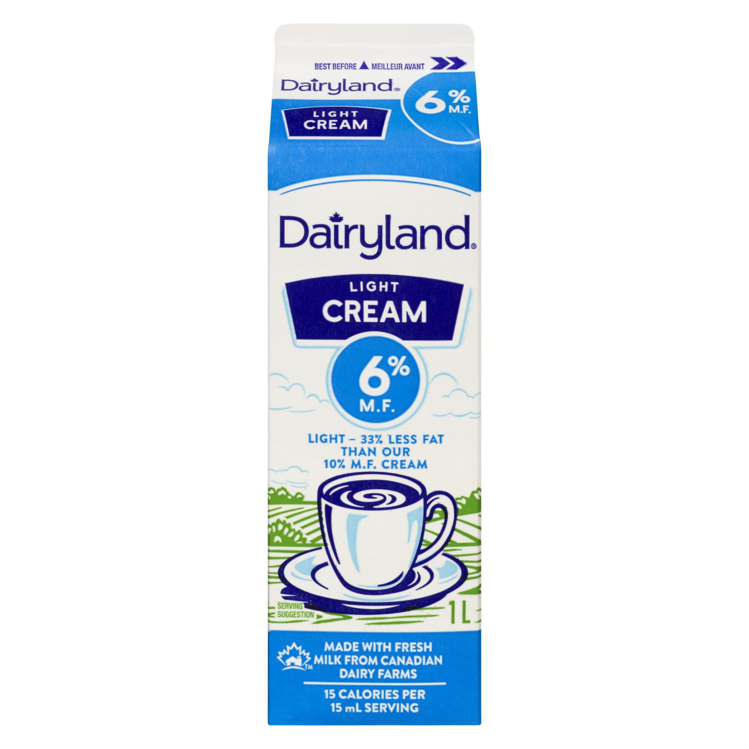 Dairyland 6 Light Cream Walmart Canada