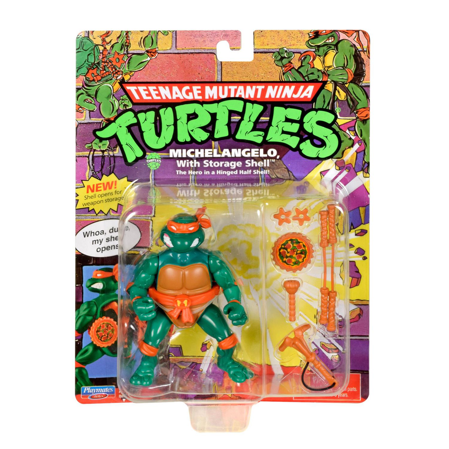 Teenage Mutant Ninja Turtles TMNT Bundle Storage Shell 5 Figure Pack Walmart