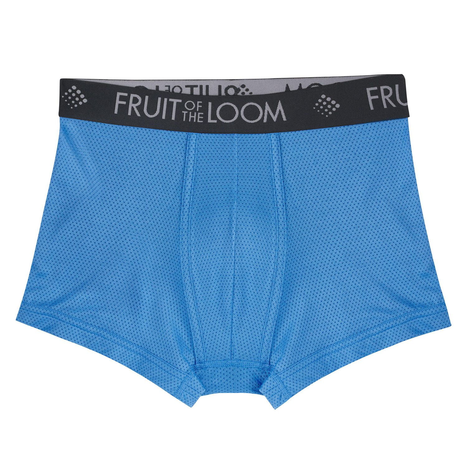 Fruit Of The Loom Men's Breathable Micro-Mesh Boxer Brief, 3-Pack