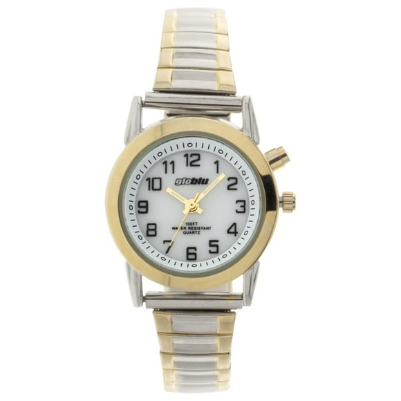 Montre analogique à deux tons facile à lire pour femmes de Globlu