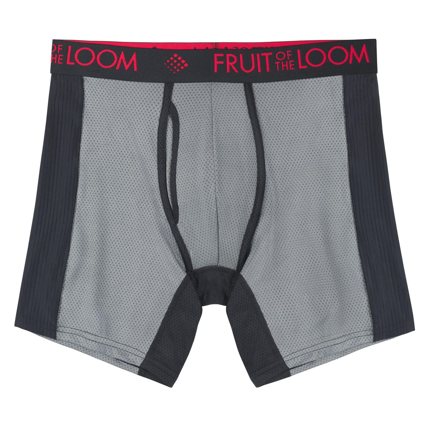 Fruit of the Loom Men's Breathable with Ultra Flex Boxer Briefs, 3-Pack, Sizes S-XL