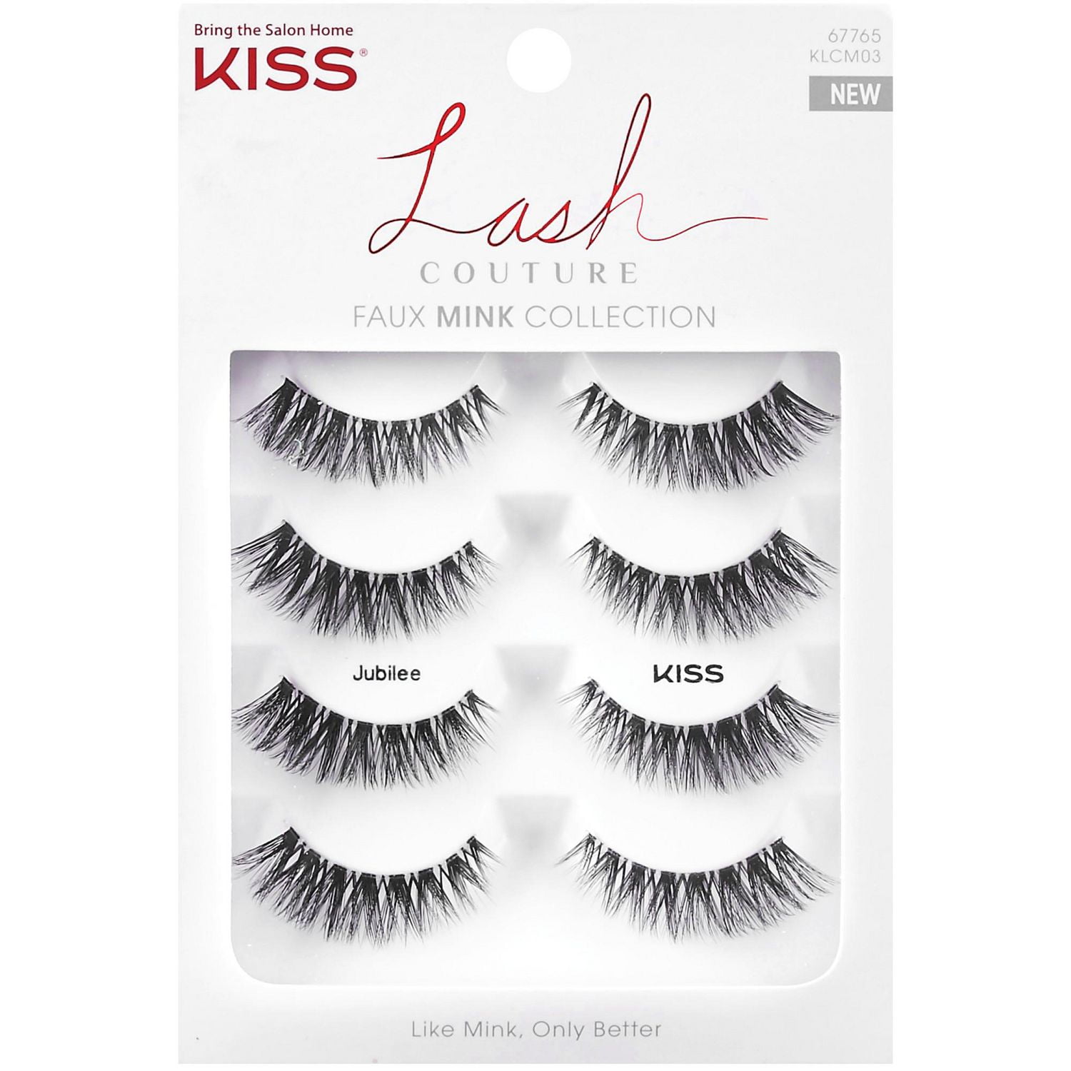 KISS Lash Couture Faux Mink Fake Eyelashes Multipack - Little Black Dress