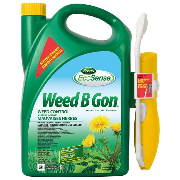 EcoSense® Weed B Gon® Suppression des mauvaises herbes. 5 L prêt à l'emploi - tube