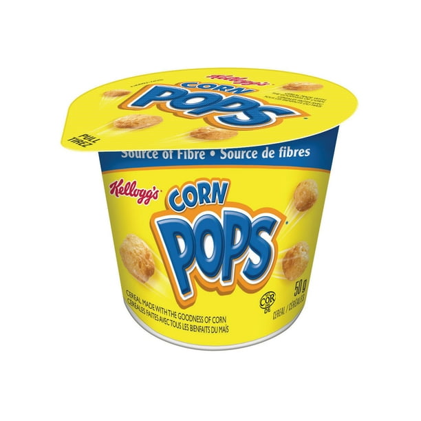 Gobelets de céréales Corn Pops de Kellogg's, 50 g