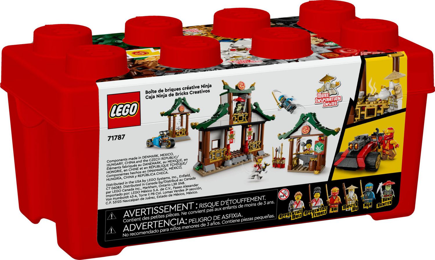 LEGO NINJAGO Creative Ninja Brick Box Construction Set 71787 