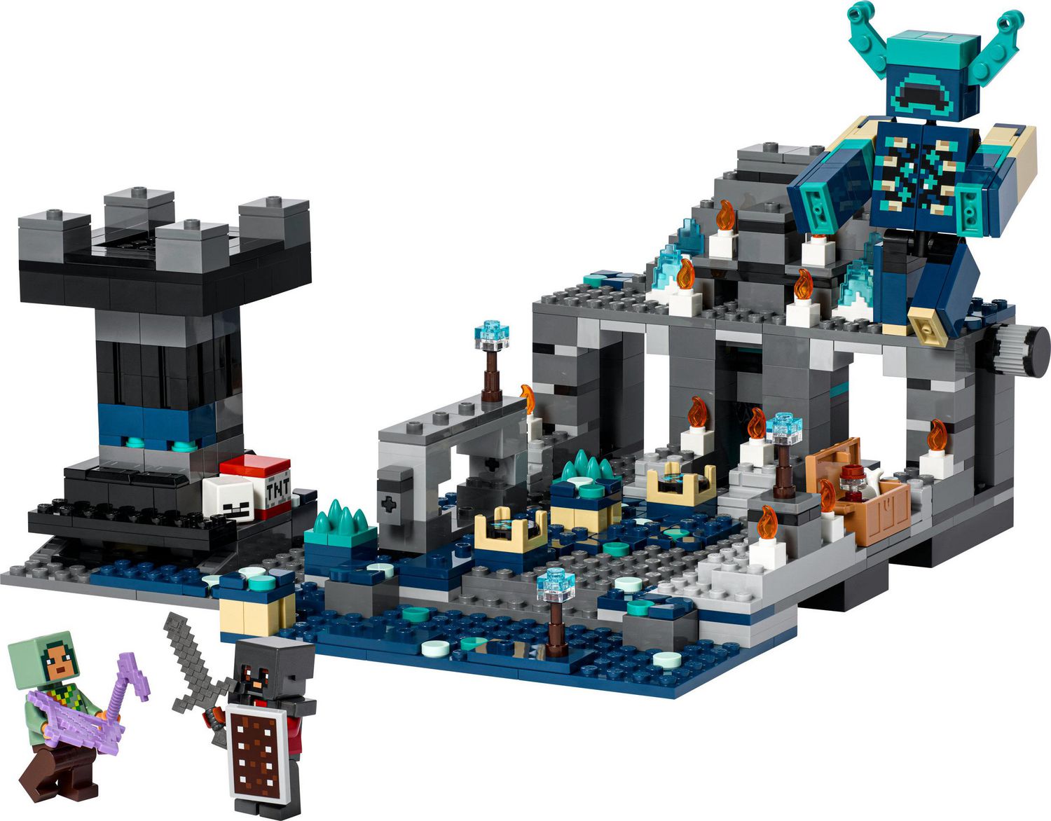 LEGO Minecraft La bataille de l'obscurité profonde 21246 Ensemble