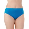 thumbnail image 3 of Women's Plus Size Fit for Me® by Fruit of the Loom® Breathable Micro-Mesh Brief Panty, 4-Pack, 3 of 7