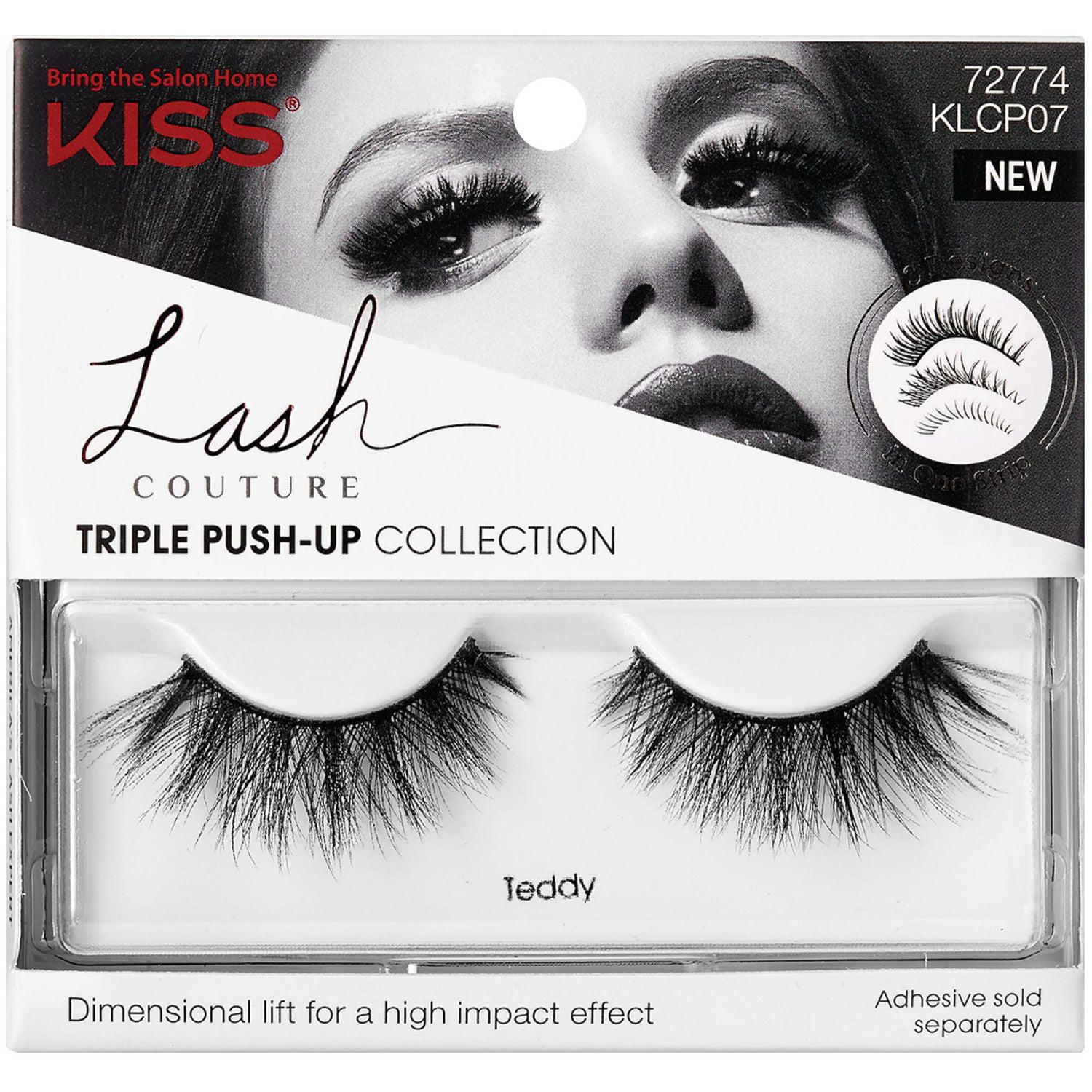 KISS Lash Couture Triple Push-Up Collection - Bombshell - 4 Pairs