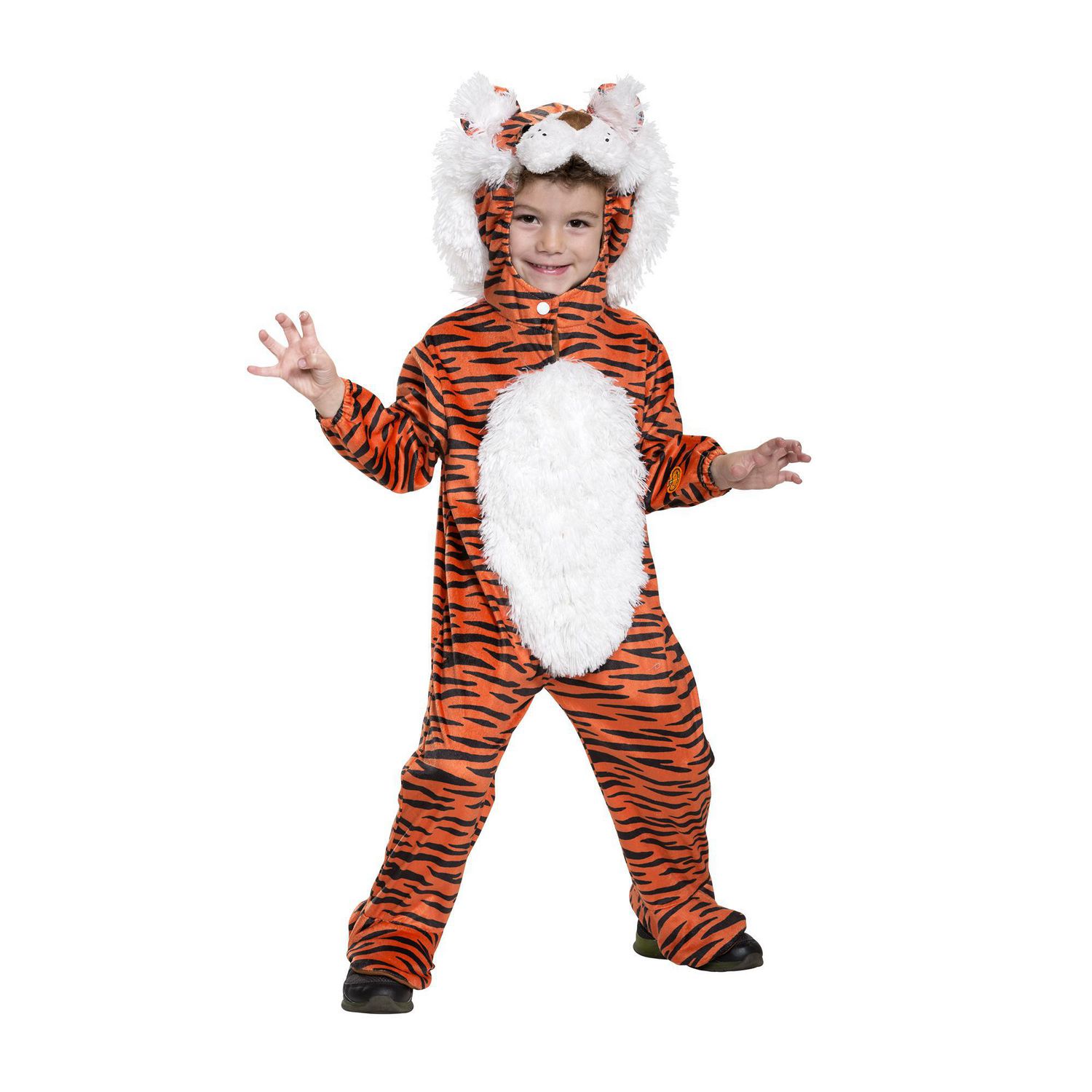 Toddlers' Striped Tiger Cub Costume 3T-4T. Walmart Exclusive. | Walmart ...