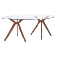 thumbnail image 1 of Zuo Modern One Piece Buena Vista Walnut Dining Table, 1 of 3