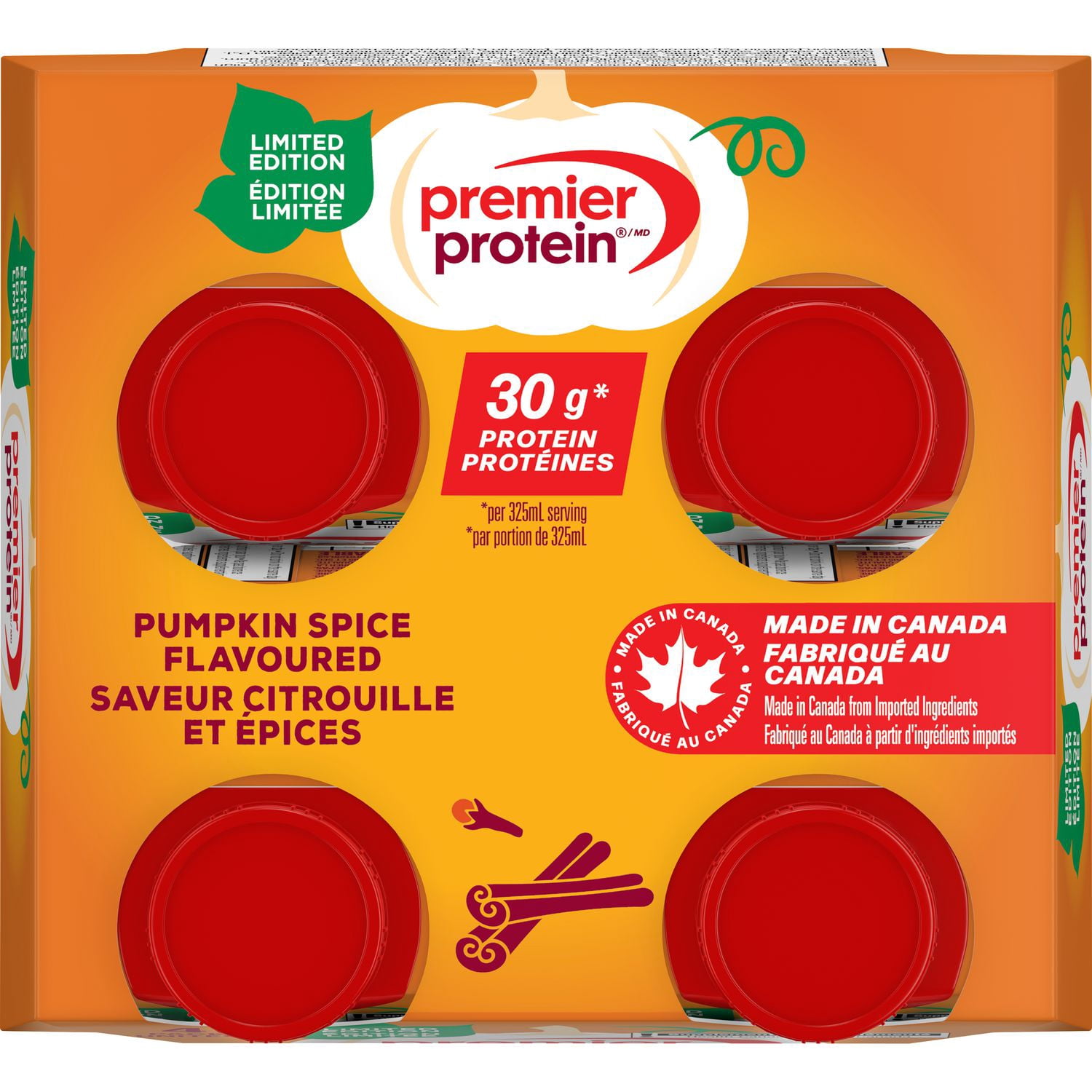 thumbnail image 4 of Premier Protein Pumpkin Spice High Protein Shake, 4 pack, 4 of 8