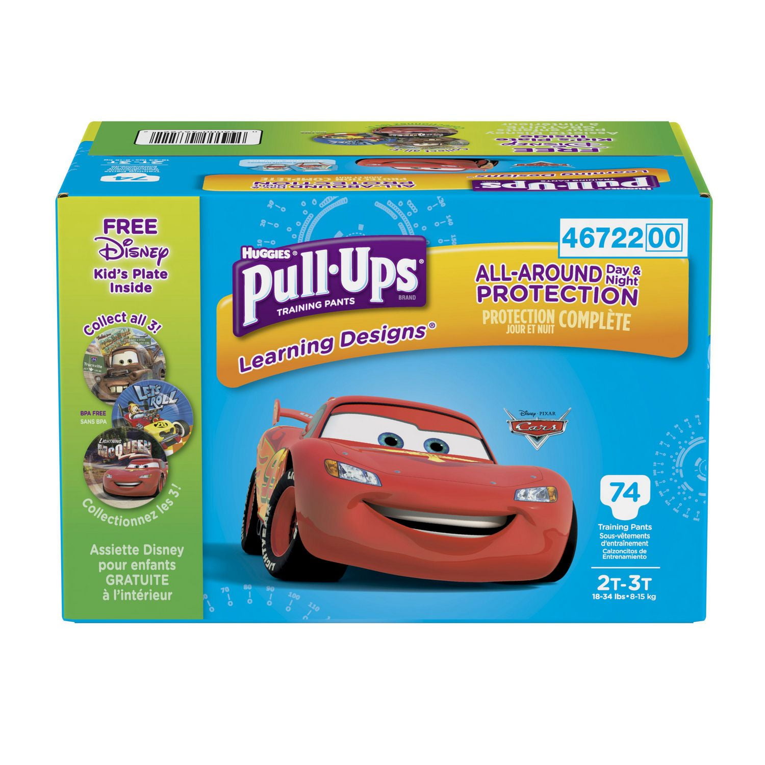  Disney Cars Toddler Boy Potty Training Pant Multipacks