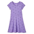 thumbnail image 1 of Robe patineuse à manches courtes George pour filles, 1 of 2