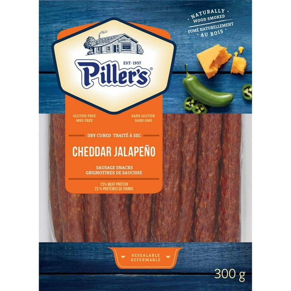 Piller's Cheddar Jalapeño grignotines de suacisse 300g