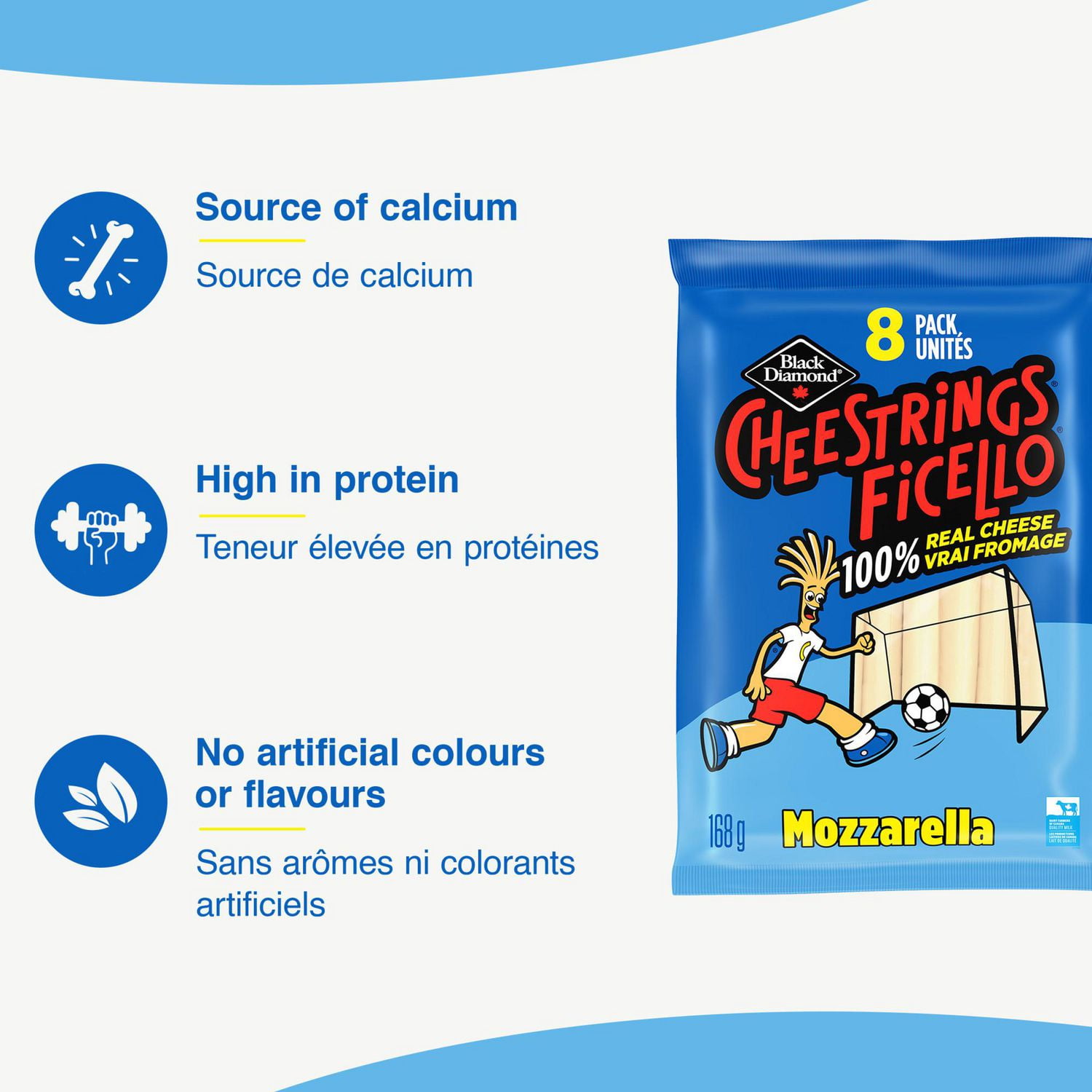 Fromage mozzarella Ficello Cheestrings