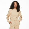 thumbnail image 1 of No Boundaries Women's Cropped Crew Neckline Sweatshirt, 1 of 6