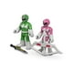 Figurines Armure de combat Power Rangers Imaginext de Fisher-Price - Ranger vert et Ranger rose – image 2 sur 9