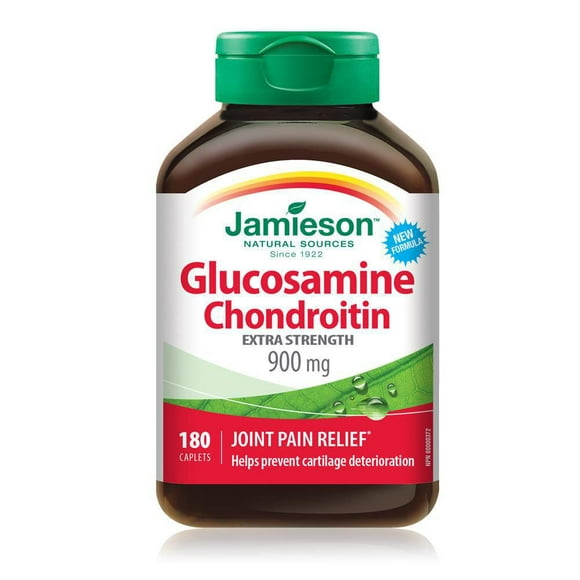 Jamieson Glucosamine Chondroitin 900 mg Caplets, 180 caplets