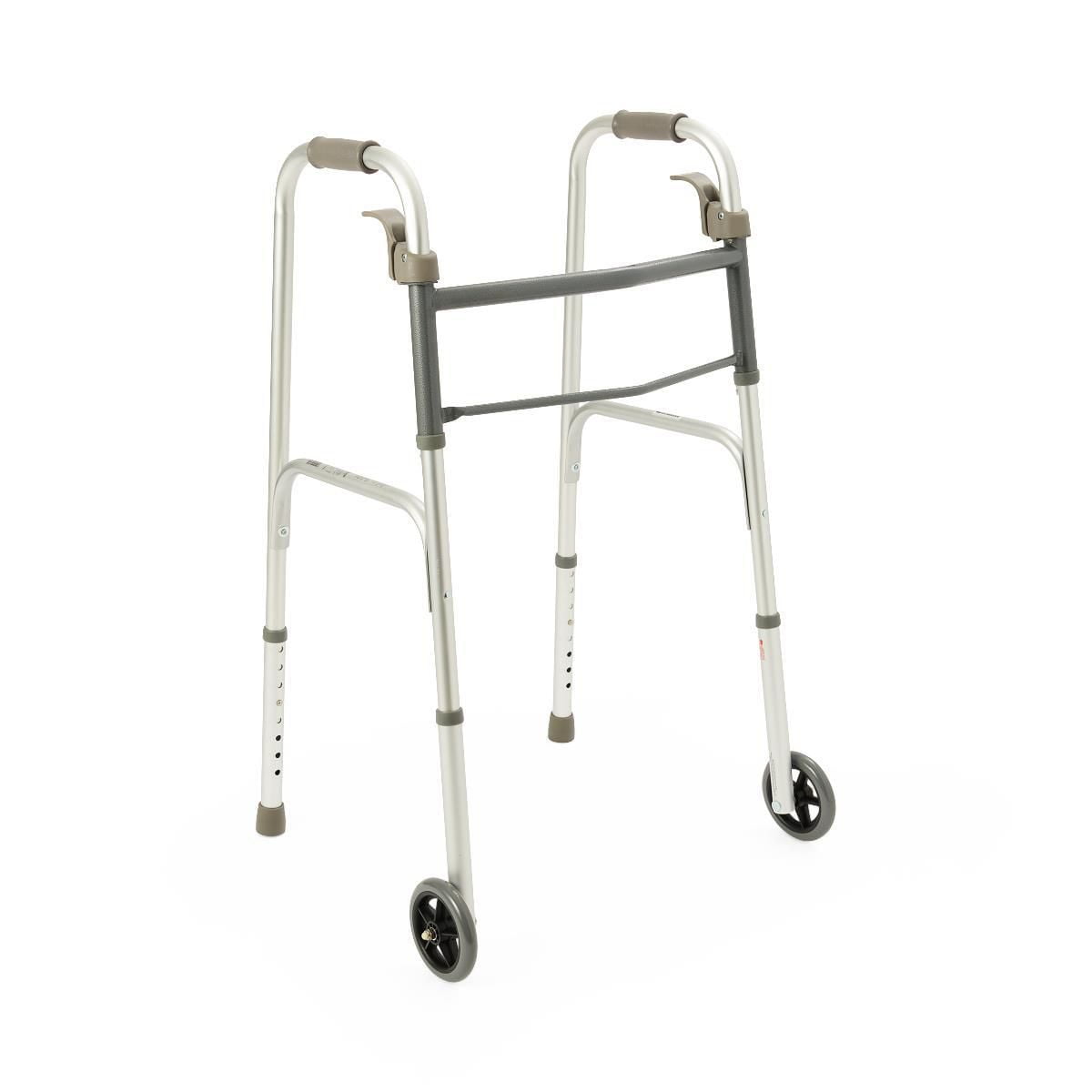 Medline Folding Paddle Walker, 5" Wheels